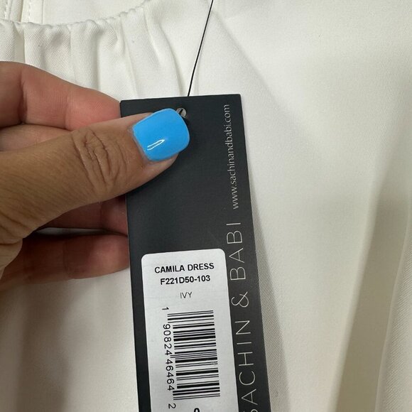 NWT SACHIN + BABI Camila Dress Ivory Wedding Party 4 - Picture 8 of 10